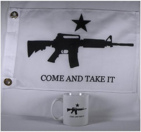 M-4 Come & Take It Coffee Mug w/ 12x18 Matching Flag