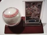 Troy Tulowitzki Colorado Rockies Signed Autographed Baseball & Wood Case Plus Card COA for the Autograph & Proof