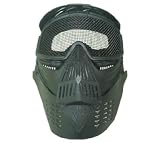 Airsoft Safety Mesh Mask Eye Ear and Neck Protection Pforce AC-6053