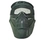 Airsoft Safety Mesh Mask Eye Ear Neck Protection 2604B Black
