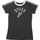 Adidas Originals San Antonio Spurs 3-Stripe Women's T-Shirt Large