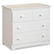 Atlantic Furniture Windsor 3 Drawer Single Dresser in White Atlantic Furniture Windsor 3 Drawer Single Dresser in White