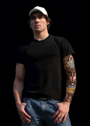 Fan's Ink NBA Denver Nuggets Tribal Tattoo Caucasian