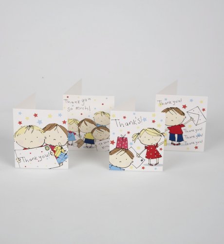 Kids39 Presents Mini Thank You Cards Multipack