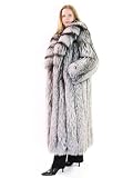 Full Length Fox Coat w/Crosscut Shawl Collar Made in USA