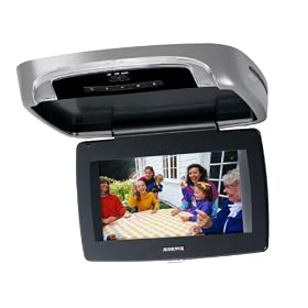 Audiovox VOD86 8.5-Inch LCD Overhead Monitor with Integrated DVD Player (Pewter) by Audiovox