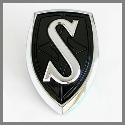 Nissan 240SX Silvia Black S Hood Emblem