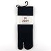 Men's Plain Tabi Fashion Midcalf Socks, Black