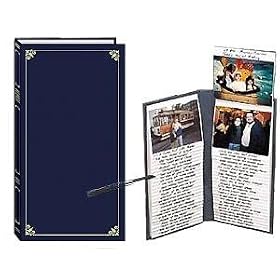 Flip-Up Memo Pocket Navy-Blue album - 4x6
