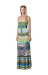 Crepe Bandeau Neck Maxi Dress 