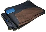 Polo Ralph Lauren Mens Wool Leather Pants Black Italy 32