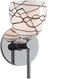 Alico WS4250-29 Fila Wall Sconce White Shade With Black