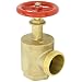Moon 170-2521 Brass Angle Hose Valve, Rising Stem, 2-1/2" FNPT x MNH