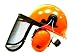 Trilink Professional Landscaping Safety Helmet with Face Shield & Ear Muffs #PSH100TL