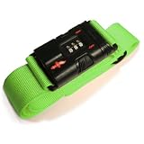 3 DIAL COMBINATION LOCK TSA APPROVED LUGGAGE STRAP