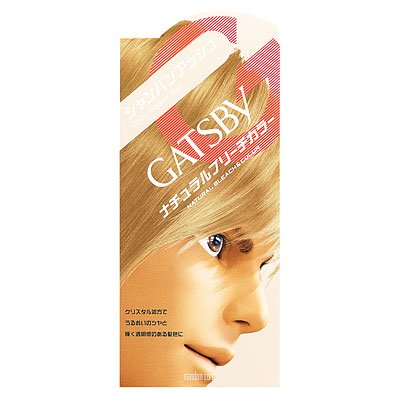 ギャツビーナチュラルブリーチカラー（シャンパンアッシュ）　１剤３５ｇ、２剤７０ｍｌ