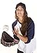 TOFL Softball and Baseball Mitt Lace Kit | 6 Leather Laces with Lacing Needle for Catchers Glove | Black