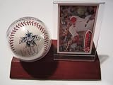 Adrian Gonzalez Boston Red Sox Signed Autographed Baseball & Wood Case Plus Card COA for the Autograph & Proof