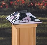 6x6 Solar Tiffany Style California Grape Post Cap [CAPITOL CITY LUMBER]