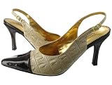 Womens Amanda Happy Feet Ice & Brown Heels Medium