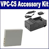 Sanyo Xacti VPC-C5 Camcorder Accessory Kit includes: SDDBL20 Battery, SDM-195 Charger