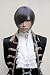 Taobaopit Kuroshitsuji Ciel Phantomhive Cosplay Short Mixed Dark Grey Party Wig