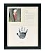 The Grandparent Gift Co. Baby Keepsakes Little Hands Handprint Frame, Black