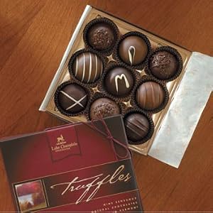 Lake Champlain All Natural Assorted Chocolate Truffles Gift Box (7.8 Oz)