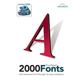 2000 True Type Fonts (PC)