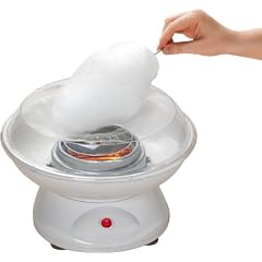 Zuckerwattemaschine Zuckerwatte Zuckerwatteger�t Ideal f�r Jeden Kindergeburtstag, Sp�lmaschinengeeigenete Schale 29 cm, Spritzschutz, Inkl Messl�ffel und Holzst�bchen, Stabile Saugf�sse NEU + OVP