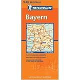 Michelin Map No. 546 Southeast Germany, Scale 1:300,000 (Michelin Guides and Maps)