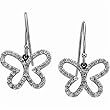 Diamond Butterfly Earrings