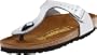 Birkenstock Gizeh Birko-Flor Thong,Silver,36 N EU
