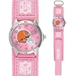 NFL Kids' FF1-CLE Future Star Series Cleveland Browns Pink Watch