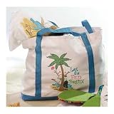"Let the Fun Begin" Beach Bag - Honeymoon Gift