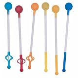 Rainbow Swizzle Stick Set of 6