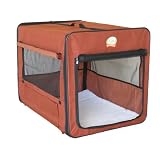 32 Dog Cat Portable Travel Bed House Pet Folding Crate Cage Kennel AB32 by Go Pet Club