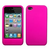 Hot Pink Silicone Case / Skin / Cover for Apple iPhone 4 /...