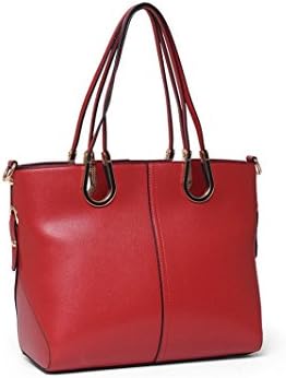 Handbag summer influx of European and American fashion models cross pattern leather shoulder bag leather handbag trend (Red color)