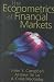 Books : The Econometrics of Financial Markets