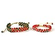 One Pair (2) Huayruro Amazon Jungle Seed Shaman Fair Trade Bracelets