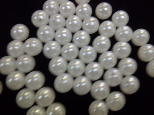PEARLS: Unique Elegant Ivory Medium Pearl Beads. Vase Fillers, Table Scatters. Pearl Size: Medium Ivory 14MM (1/2") Unique Decorative Beads for Centerpiece, Weddings, Home Decor, Banquets &amp; More (Sold In a Large 1 Pound Bag)300 Pearls per Bag