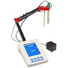 Hanna Instruments HI 4222 Dual Channel pH/ORP/ISE/Resistivity/Salinity/Temperature Benchtop Meter, with Color LCD