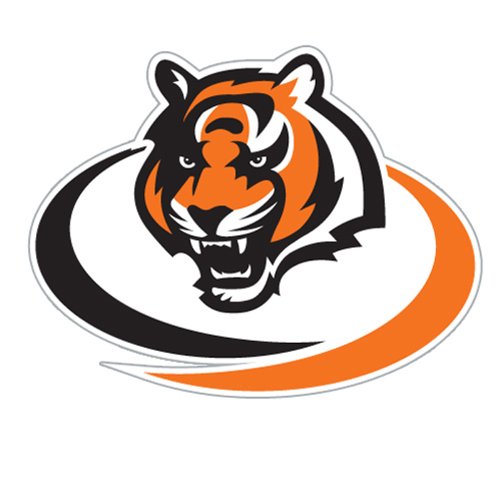 Cincinnati Bengals 12-inch Die Cut Window Film