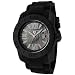 Swiss Legend Women's 10114-BB-01MOP Commander Black Polyurethane and Black Stainless Steel Watch