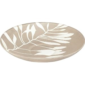 Hand Painted Porcelain Bowl - Light Grey Finish by CNI Design