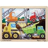 Construction Site Wooden Jigsaw Puzzle by Melissa and Doug