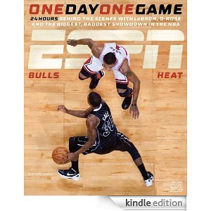 ESPN magazine (April 16, 2012) Norris Cole and Derrick Rose, Heat and Bulls-The Badest Showdown in the NBA