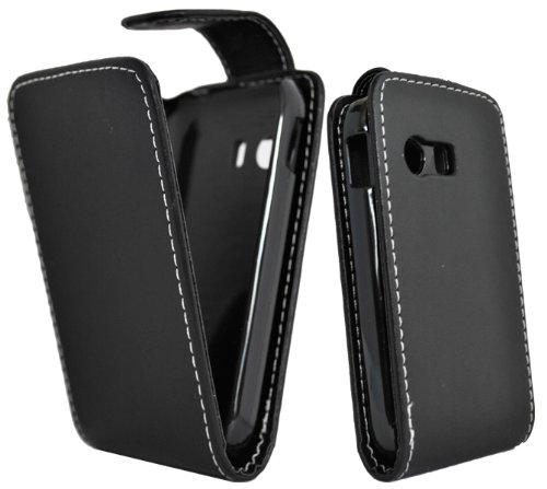 Accessory Master- Noir Housse étui en Cuir pour Samsung galaxy y s5360