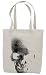 Cover:Human Skull (Black) Cotton Tote